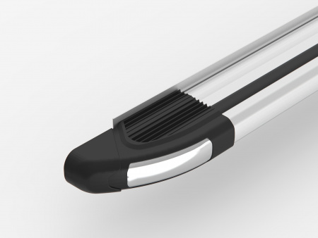 Пороги-подножки Brilliant для OPEL ANTARA I 2006-2017 г.в. от турецкого производителя Can Auto. Размер подножки: 171 см. Silver. Артикул: CECA.48.0090